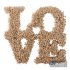 Artificial Office Wall Plants Letters LOVE - Thumbnail 1
