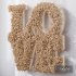 Artificial Office Wall Plants Letters LOVE - Thumbnail 3