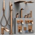 Gessi Rettangolo K bathroom faucet set - Thumbnail 3