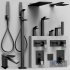 Gessi Rettangolo K bathroom faucet set - Thumbnail 4