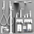 Gessi Rettangolo K bathroom faucet set - Thumbnail 6