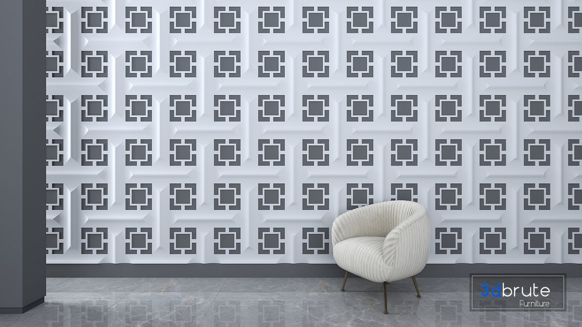 3d plaster wall panel 22 Image 1