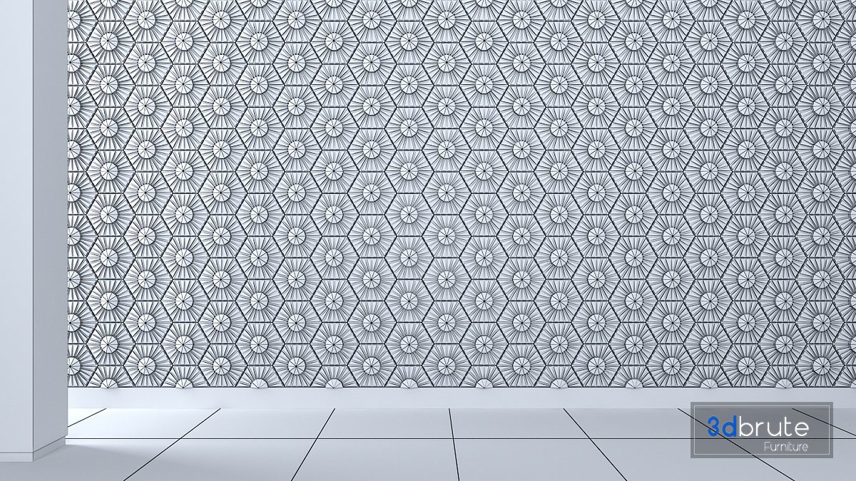 3d plaster wall panel 24 Image 3
