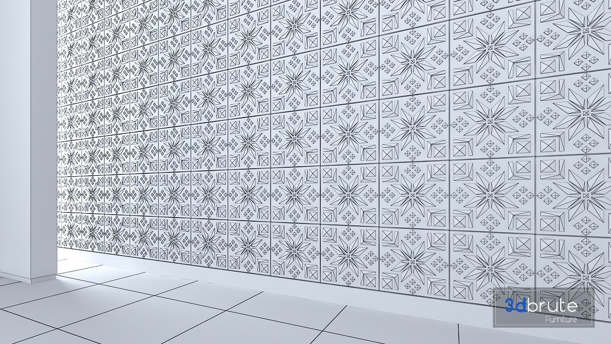 3d plaster wall panel 25 Image 3