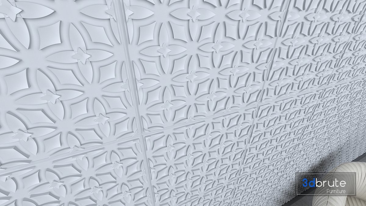 3d plaster wall panel 26 Image 1