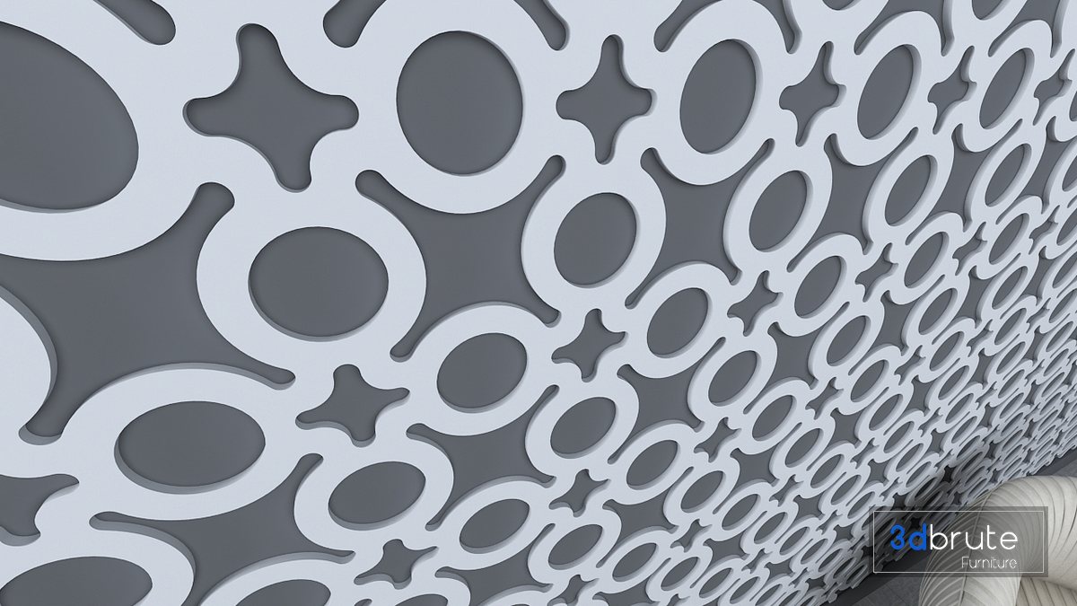 3d plaster wall panel 27 Image 1