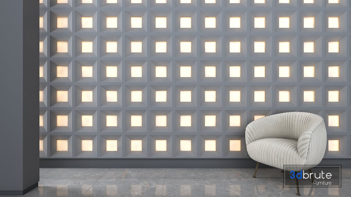 3d plaster wall panel 30 Image 3