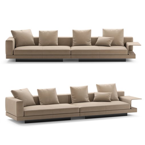 Minotti Connery Leather Sofa
