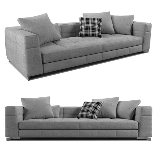 minotti blazer fabric sofa II