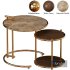 Mezzo Collection Rose Side Table - Thumbnail 3