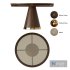 Mezzo Collection Holiday Dining Table - Thumbnail 3