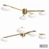 Ceiling Lamp by Angelo Lelli Style 4 Opalines Chandelier Mila GU106 - Thumbnail 1