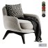 BELT Fabric armchair By Minotti - Thumbnail 1