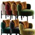 akiko lounge armchair set 6 color - Thumbnail 13