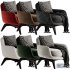 BELT Fabric armchair By Minotti - Thumbnail 2