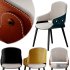 Nordic Artificial Leather Dining Chair - Thumbnail 3