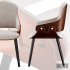 Nordic Artificial Leather Dining Chair - Thumbnail 4