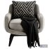 BELT Fabric armchair By Minotti - Thumbnail 4