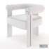 Percy Dining chair Boucle cream - Thumbnail 3