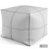 Vintage Leather Pouf - Thumbnail 2