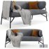 Samurai small sofa by Rossin - Thumbnail 1
