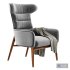 BEATRIX Fabric armchair - Thumbnail 1