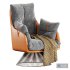 GLOSS SWIVEL ARM CHAIR - Thumbnail 1