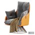 GLOSS SWIVEL ARM CHAIR - Thumbnail 3