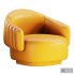TWIBE Swivel armchair - Thumbnail 5