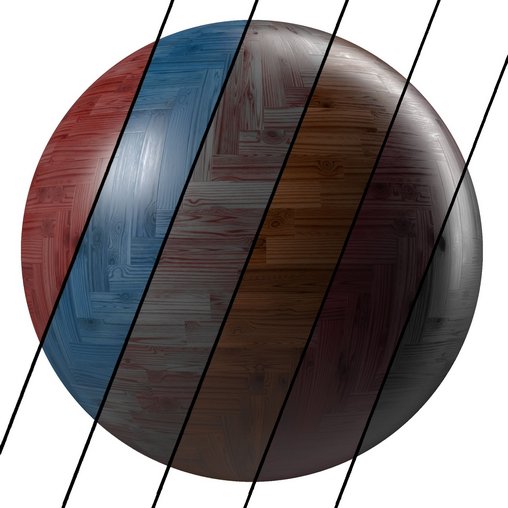 Parquet 26- By 6 color PBR 4k Seamless