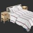 IKEA TARVA Bed Frame & NORDKISA Bed Side Table - Thumbnail 3