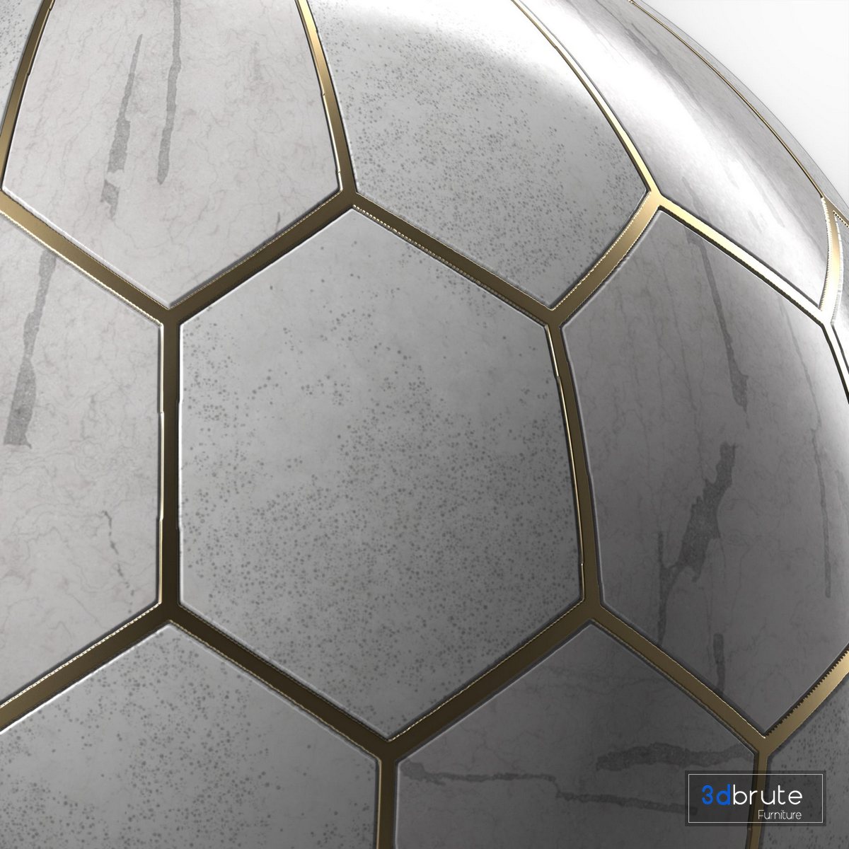 Marble Tile Materials 11- Mix by Metal TIle – Pbr 4k Seamless Image 3