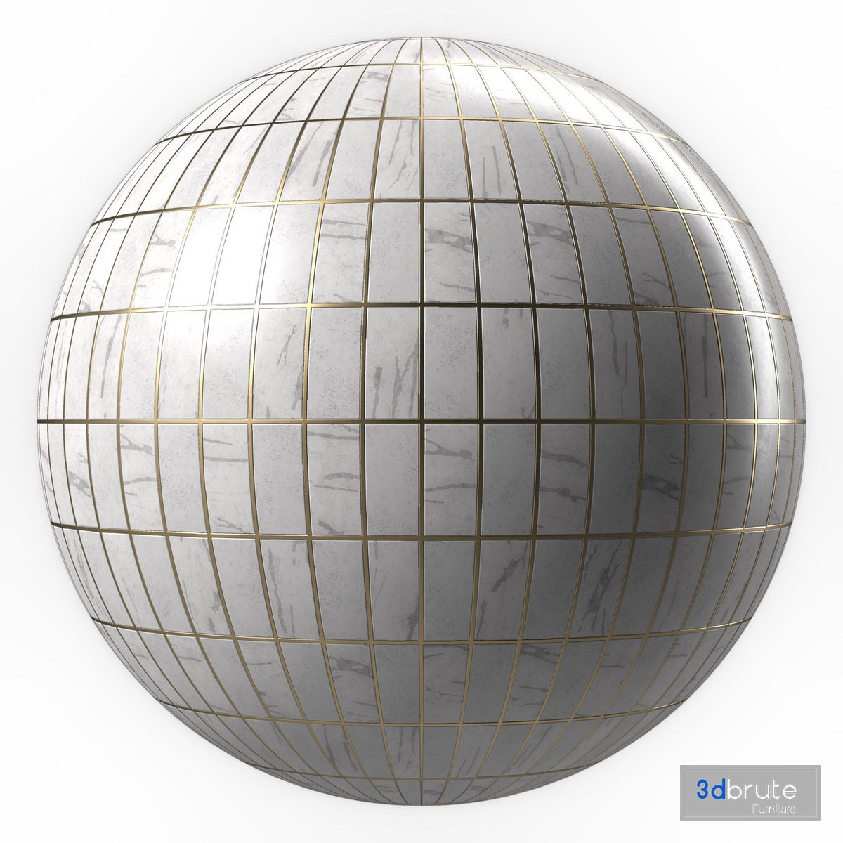 Marble Tile Materials 11- Mix by Metal TIle – Pbr 4k Seamless Image 5