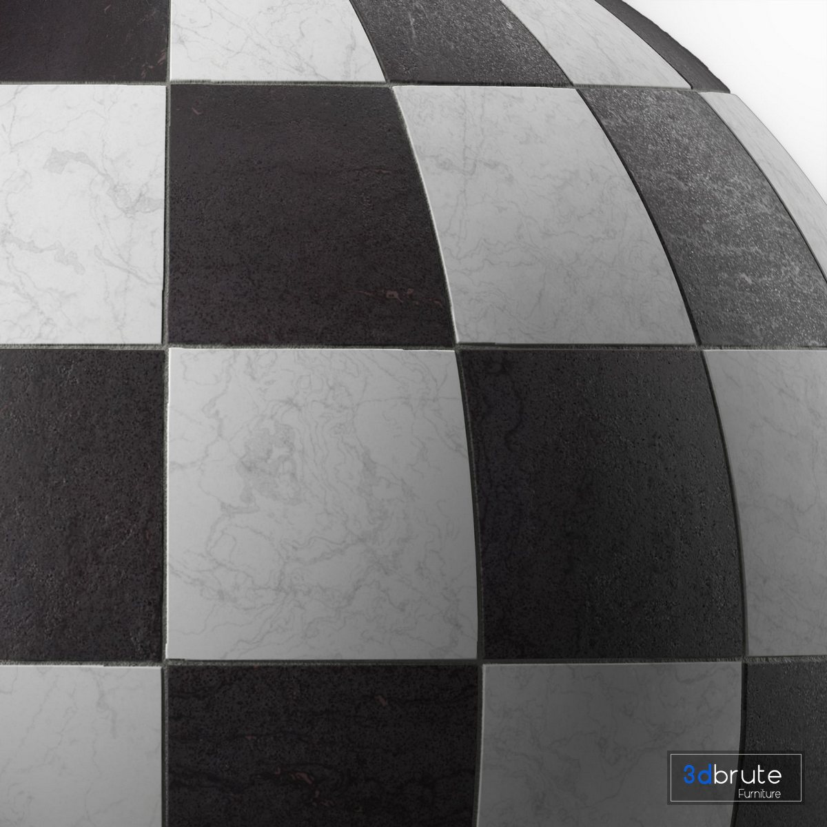 Marble Tile Materials 10- Tile By 3 Patterns – Pbr 4k Seamless Image 5