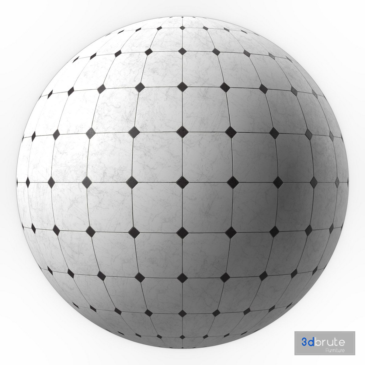 Marble Tile Materials 10- Tile By 3 Patterns – Pbr 4k Seamless Image 6