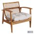 CB2 – Noelie Rattan Lounge Chair with Cushion - Thumbnail 6