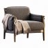 TIMES LOUNGE Fabric armchair - Thumbnail 3
