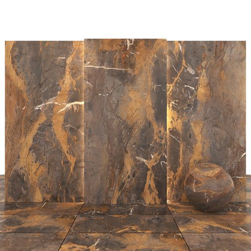 Fossil Brown Marble