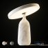 Normann Copenhagen – Eddy Table Lamp EU Black, White and Grey Marble - Thumbnail 1