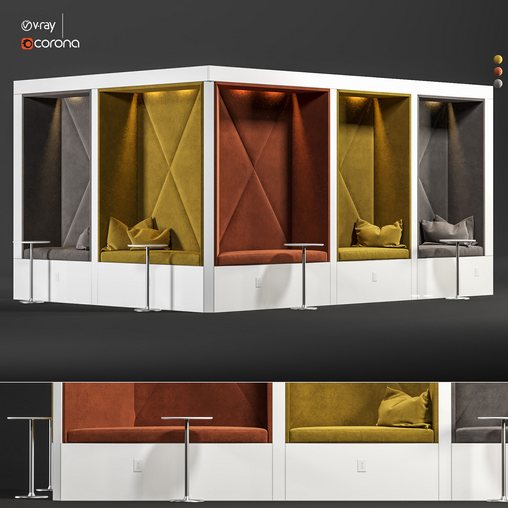 Restaurant and Office Lobi Soft Seating-4