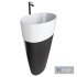 FREE-STANDING WASHBASIN UNIQA - Thumbnail 1