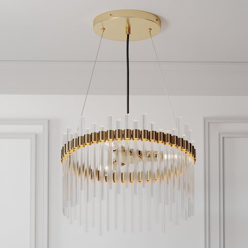 CB2 – ORION GLASS CRYSTAL CHANDELIER