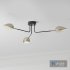 Industrial Modern 3-6 Light Ceiling Lamp - Thumbnail 4