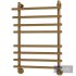 Water heated towel rail EWRIKA Medea Pr 80×50 gold - Thumbnail 3