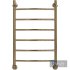 Water heated towel rail EWRIKA Sappho D 80×50 aged bronze - Thumbnail 1