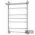 Water heated towel rail EWRIKA Sappho BR3 80×50 with shelf chrome - Thumbnail 3