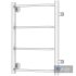 Water heated towel rail EWRIKA Safo BR1 60×40 with side connection 50 - Thumbnail 2