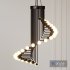 AVA – Modern Nordic Spiral Chandelier - Thumbnail 1