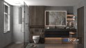 modern bathroom full scene - Thumbnail 1