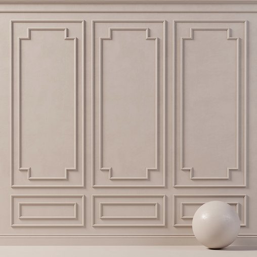Decorative plaster with molding 34